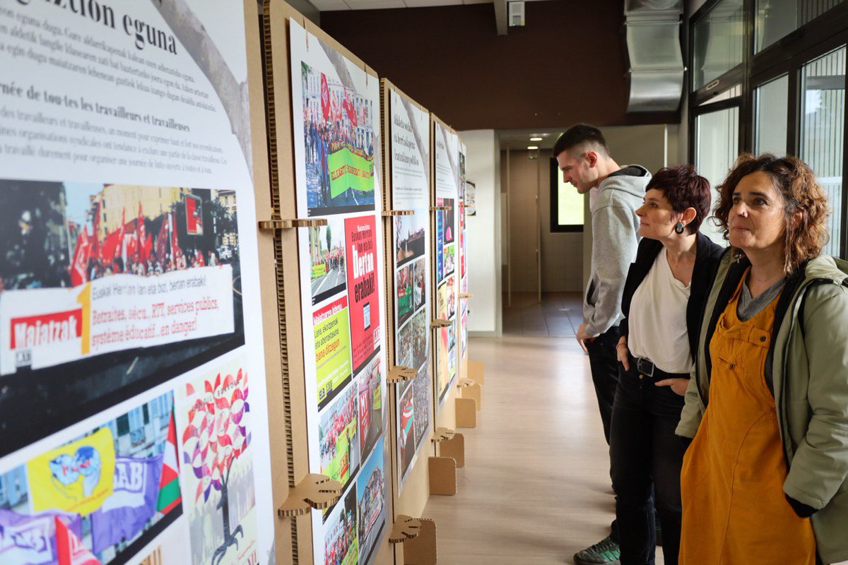 🥳Après 25 ans, nous continuons à nous développer en Ipar Euskal Herria. Ce week-end à Lekorne, nous avons rassemblé des membres de différentes générations et avons rappelé la trajectoire et les défis du syndicat

🔗 labur.eus/dnr2dgls