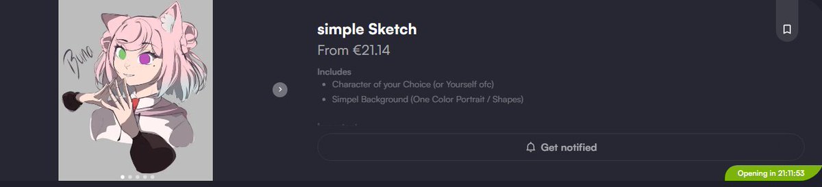 5 slots opening tomorrow 2pm cet 🖤