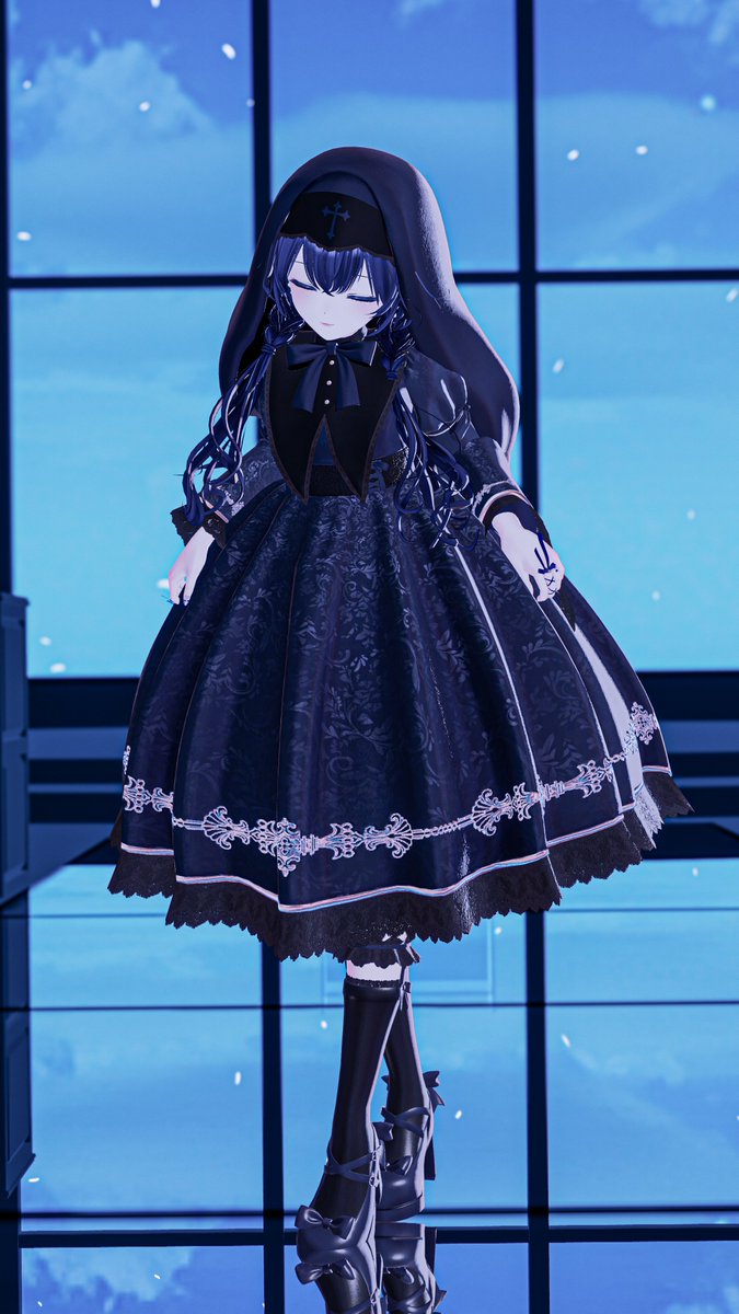 おはようございます～！
ハロウィンにシスター的改変もいいよねえ・・・💙
#PR #thrlooking_glass