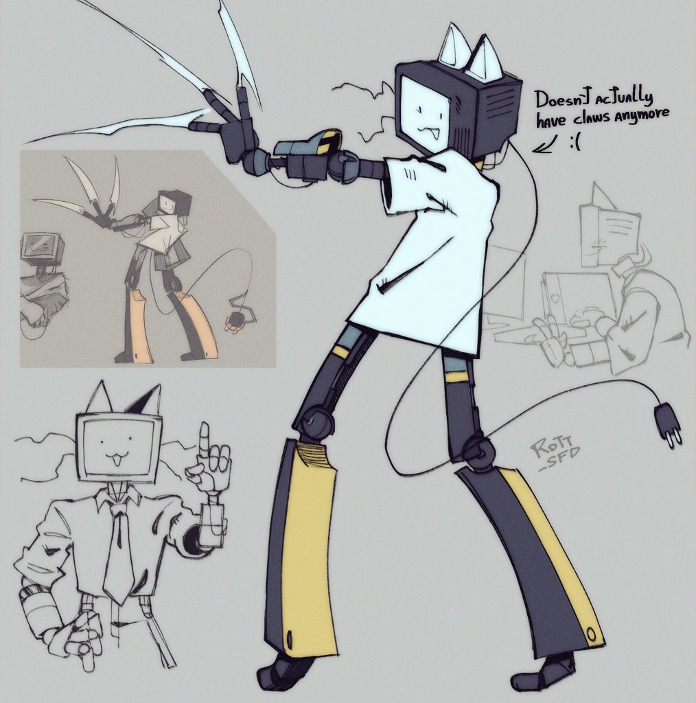 ROTT_SFD's tweet image. Drawing my sona bc it&apos;s been a good while