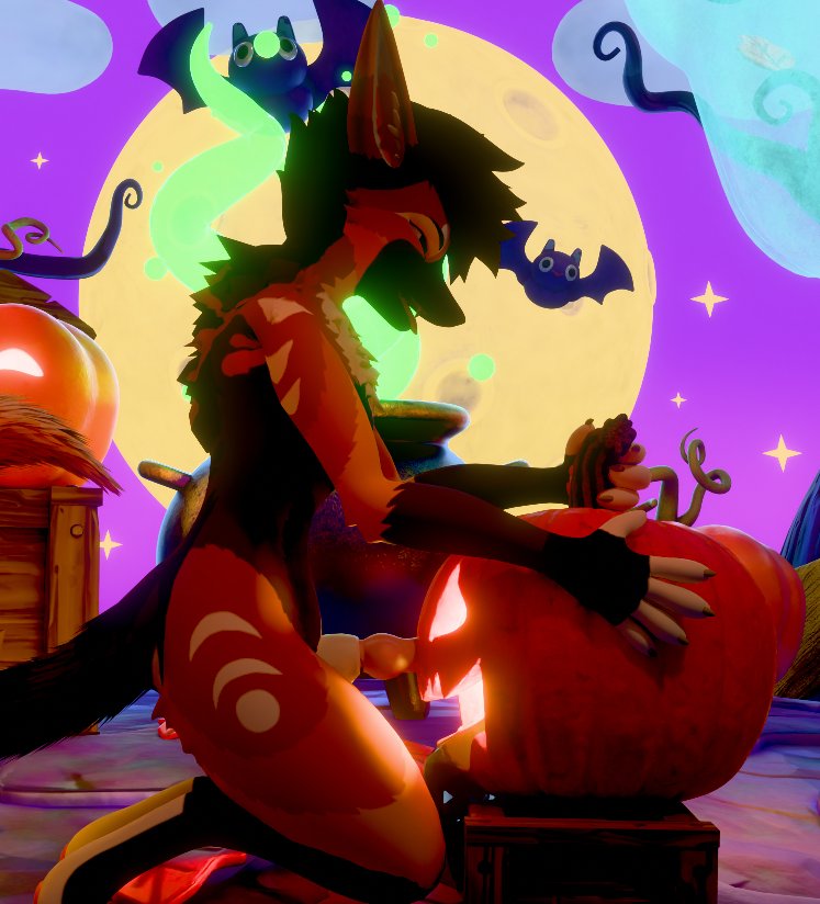 True Halloween spirit~
#ych #render #nsfw #Halloween