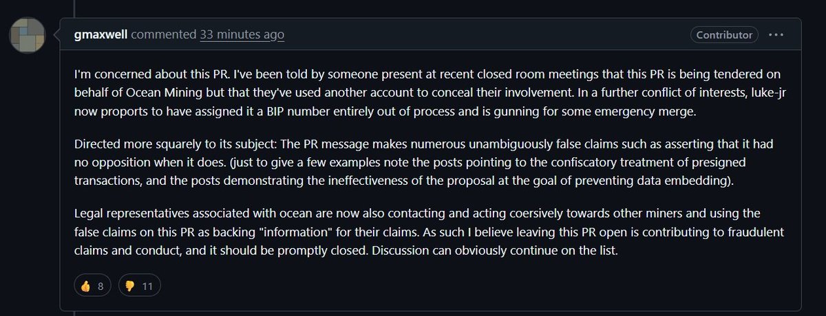 OCEAN is an attack against Bitcoin.