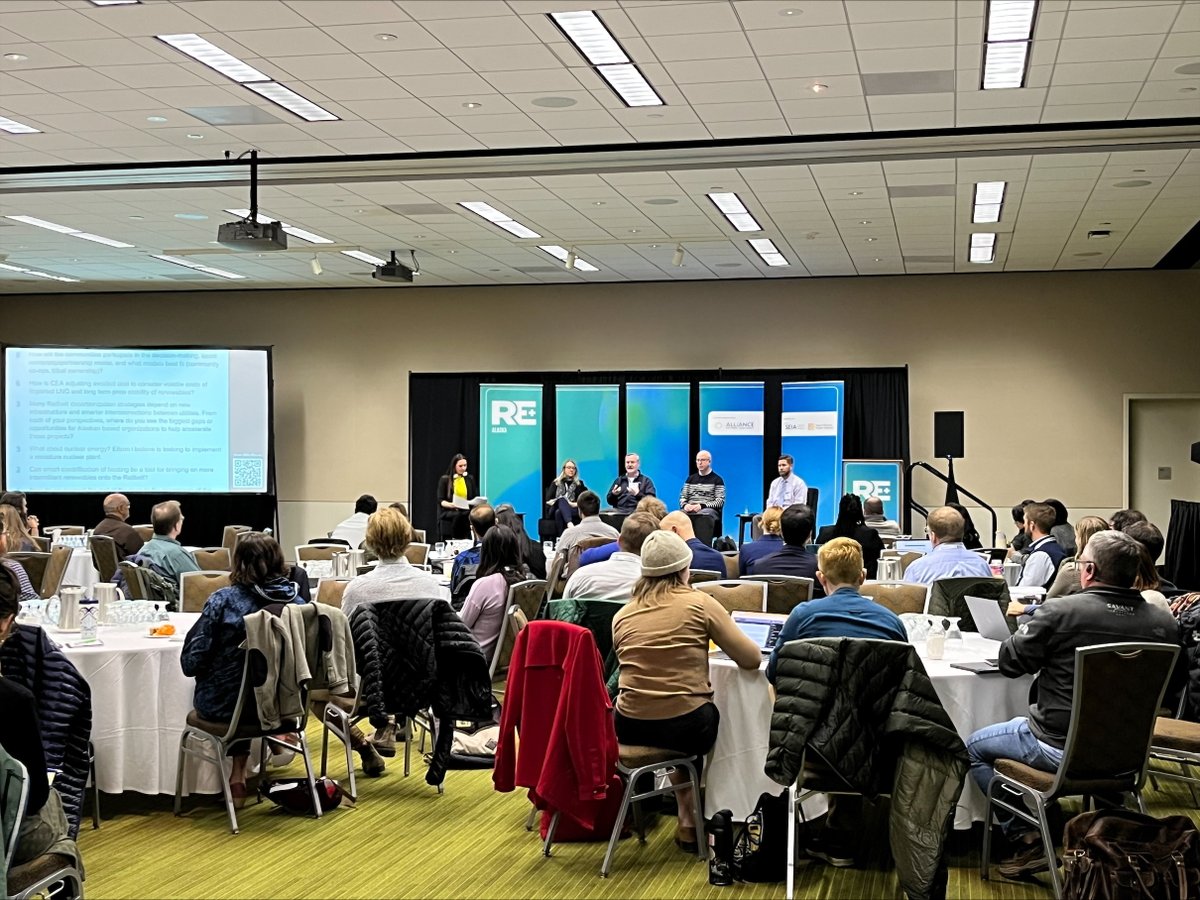 REPlusEvents's tweet image. Thank you to all who joined us for the inaugural RE+ Alaska! Thank you to our partner, The Alliance for Tribal Clean Energy, for helping us create an inclusive, dynamic, and powerful event. We can&apos;t wait to see you next year! 

#REPlusAK #CleanEnergy #RenewableEnergy #Alaska