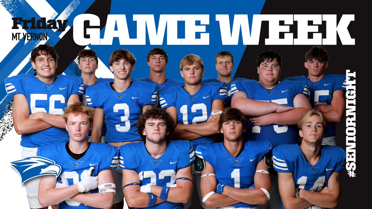 MPCAthletics's tweet photo. Varsity #MPCFootball plays the Region crossover game at home vs. Mt. Vernon this Friday, October 31 at 6:30 p.m. Come celebrate SENIOR NIGHT for cross country, #MPCBand, cheer, athletic training, and football during halftime of the game the #MPCWAY. #MPCSisFamily 🧡🦅🏈🍭 https://t.co/yQtJd45imJ