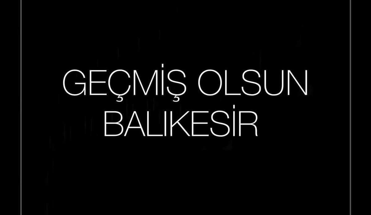 Balıkesir’de meydana gelen depremden etkilenen tüm vatandaşlarımıza geçmiş olsun dileklerimi iletiyorum. 
Rabbim, ülkemizi ve milletimizi her türlü afetten muhafaza eylesin.🤲