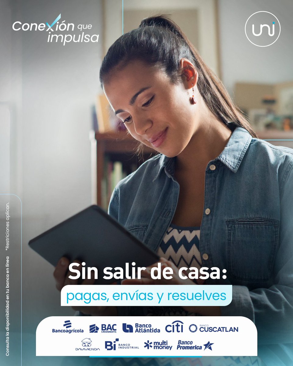 ¿Por qué salir si puedes resolverlo todo desde el sofá? Sin salir de casa, pagas, envías y resuelves al instante.