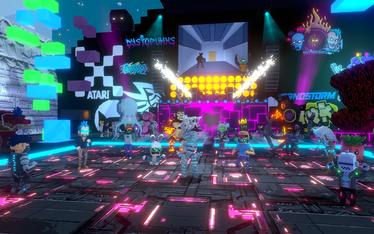 Dancing with the Dysto punks... 
#MageRaid #sandfam <a href="/DrLuiji/">Dr.Luiji</a> <a href="/yaiyowmak/">Yaiyow</a> #sandfam <a href="/TheCouncilTech/">The Council 🧙‍♂️ Mint Wizzy 11/28</a> #WizzyAvatarsOnTheWay