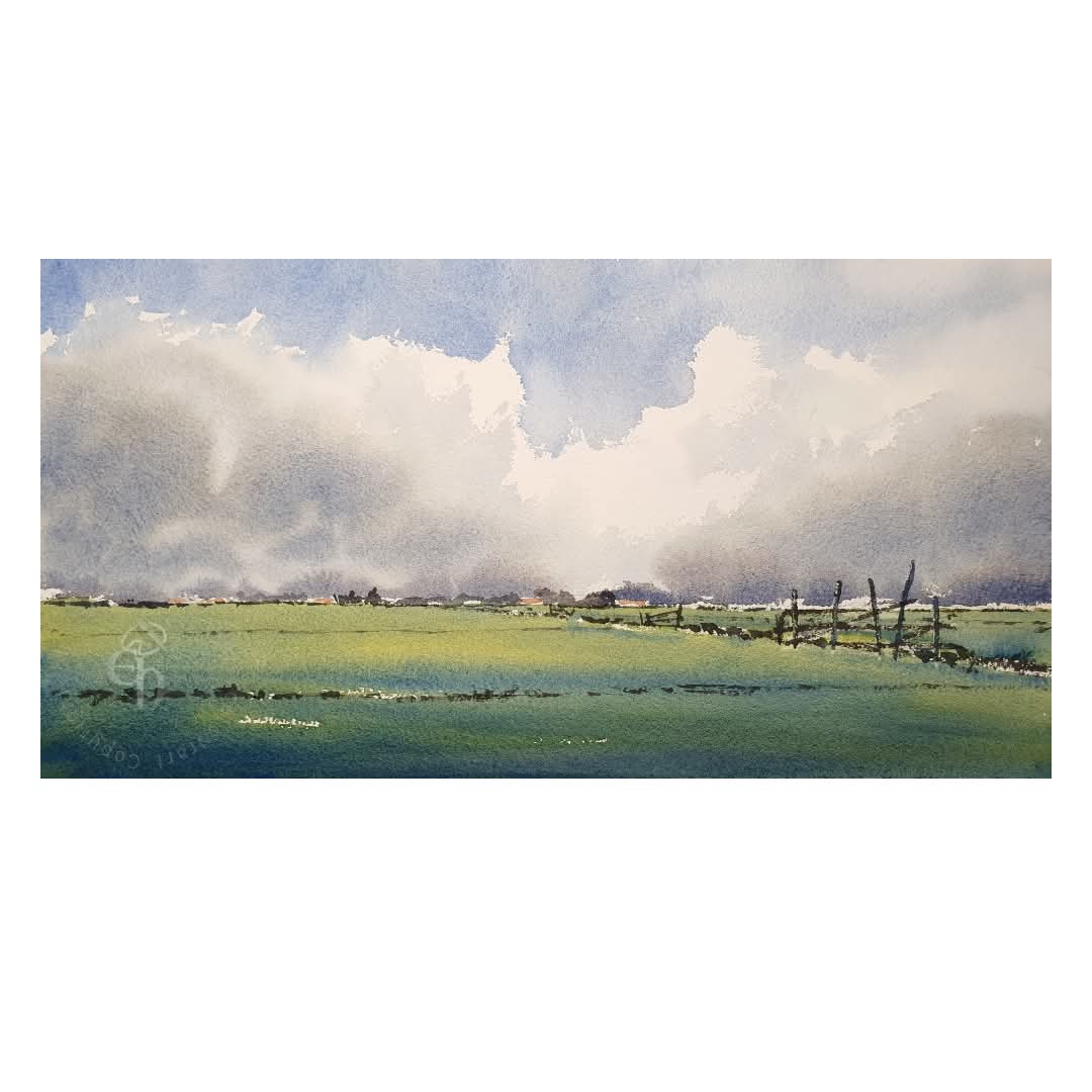North Holland
Expecting rain
Millford qrt sheet 330 grams

<a href="/StCuthbertsMill/">St Cuthberts Mill</a>
Princeton Artist Brush
Industria Maimeri
