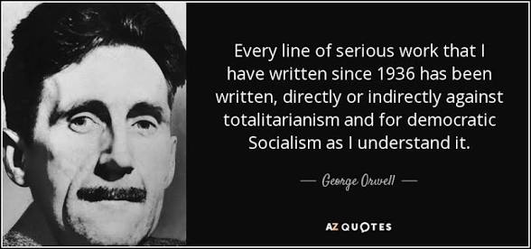 MattPolProf's tweet image. What Orwell actually thought about socialism