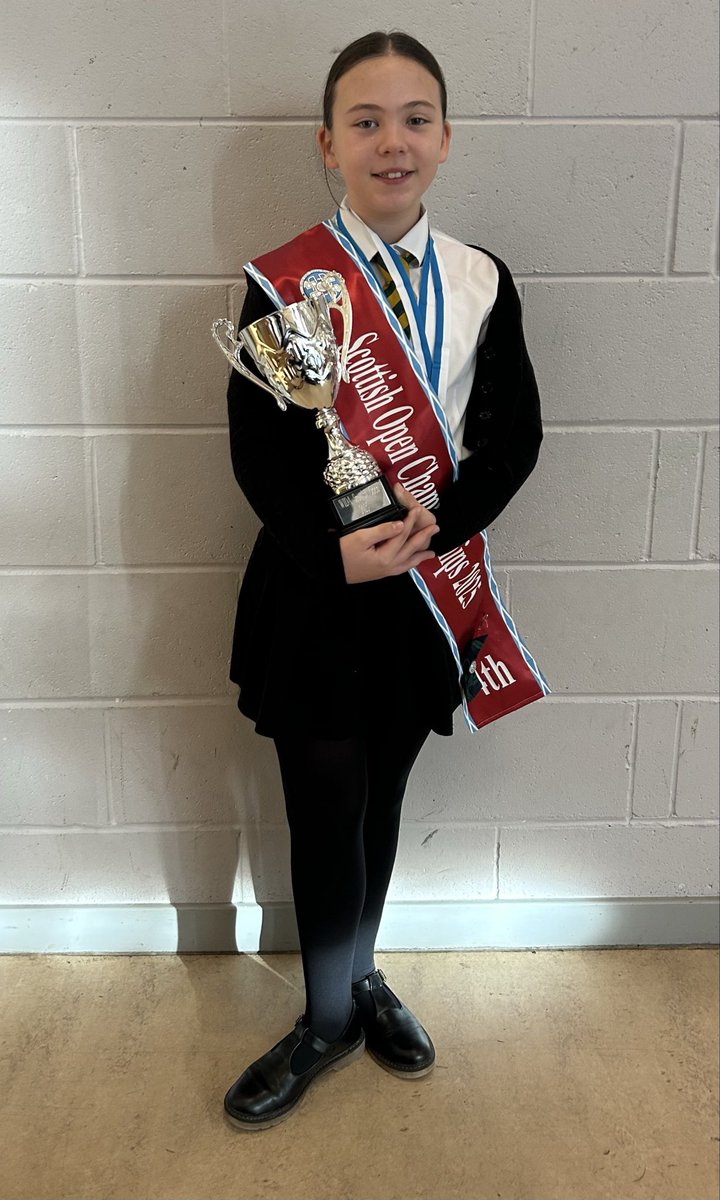 We were so happy to celebrate with E at assembly this morning. She achieved 4th place at World Irish Dancing Association Scottish Open Championships! 🏆 🎉 Well done!