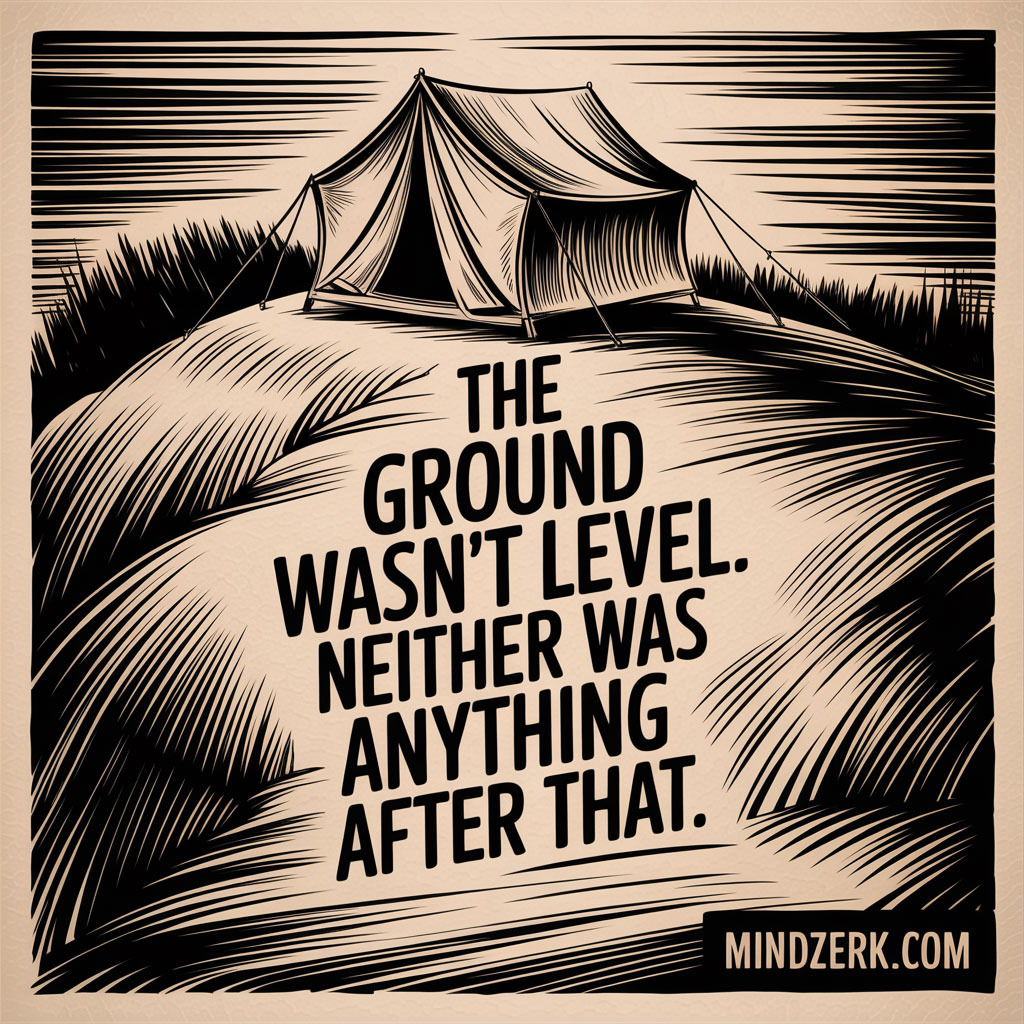 mindzerk's tweet image. ⚖️ The ground was never flat. 

This isn’t about up or down — it’s about the fractures beneath. 

The Ground Wasn’t Level will make you question the terrain you stand on. 

👉 oracle.mindzerk.com/the-ground-was… 

#PerceptionHack #RealityTilt #Mindzerk #AmidTheWild