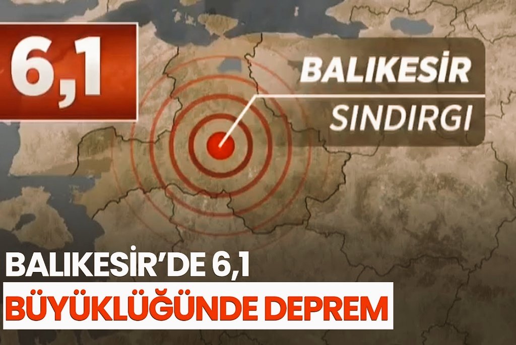 Balıkesir’de meydana gelen ve çevre illerde de hissedilen 6.1 büyüklüğündeki depremde can ve mal kaybı yaşanmamış olmasını diliyoruz. 

Depremden etkilenen tüm vatandaşlarımıza geçmiş olsun dileklerimizi iletiyoruz.

#Deprem #Balıkesir #Konya
<a href="/EBSBalikesir/">EBS Balıkesir</a> <a href="/EBSbalikesir2/">EBS Balıkesir 2</a>