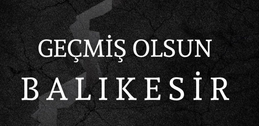 Geçmiş olsun Balıkesir. Artık siyasi tartışmaları bir kenara bırakıp, hep birlikte ülkenin gerçek sorunları olan deprem ve ekonomiyle mücadele etme zamanı.
#deprem