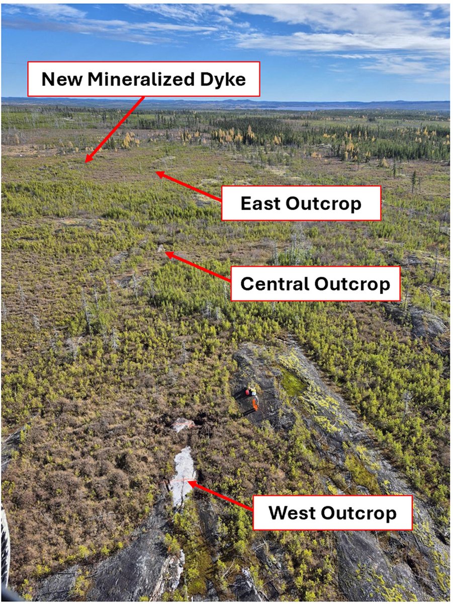 CometLithium's tweet image. Comet Lithium Identifies Cesium-Bearing Pegmatite Extensions and Discovers New Pegmatite Zone at Elmer East  

cometlithium.com/comet-lithium-…

TSXV: $CLIC | FSE: $8QY | CometLithium.com

 #Mining #Quebec #Lithium #LithiumDiscovery #CaesiumLithium
