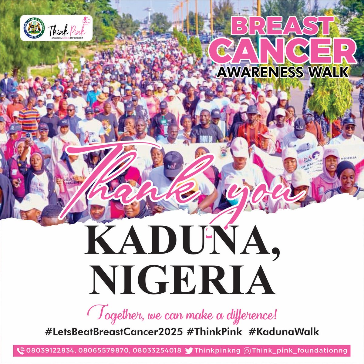 Think Pink tweet media