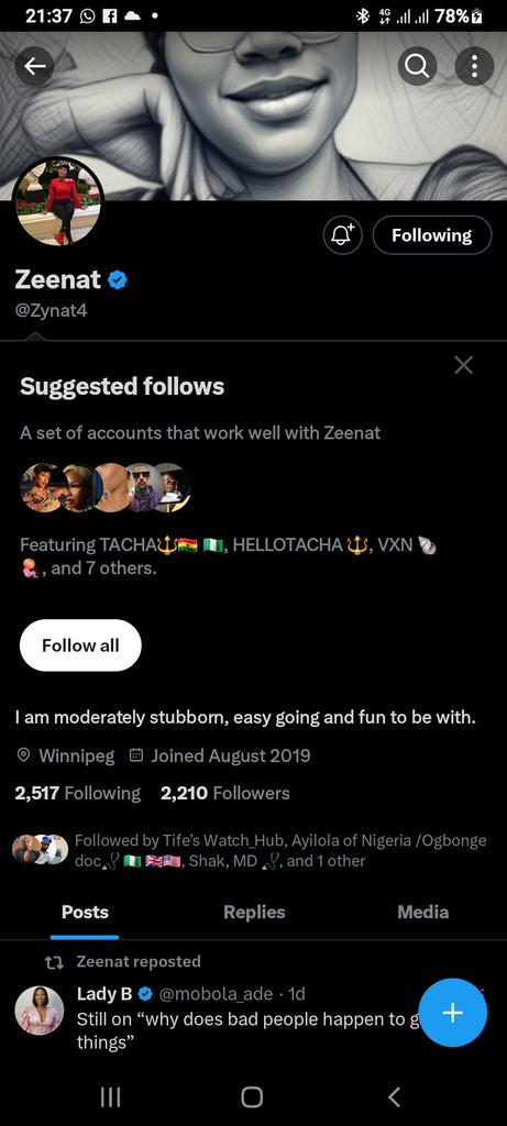 Ibrahcrown's tweet photo. @silverpenydr @Zynat4 Done✅ https://t.co/VBAtEigAxH