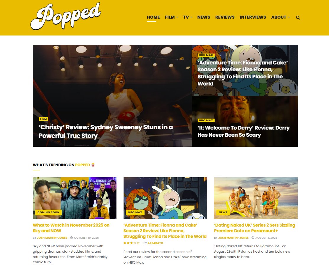 Completely missed our lovely site's first birthday on Friday last week, but what a year it has been - thank you to my amazing team, and to everyone who has continued to support us over this last year - here's to the next one

Exciting things on the way for Popped... stay tuned 👀