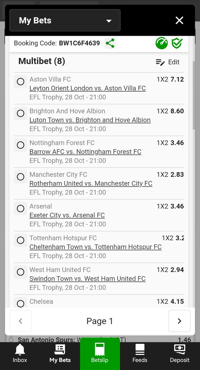 Intexticated_D's tweet image. BW1C6D9D47⚽122xodds ⚽🔥straight win 💯 

BW1C6F4639⚽80k odds 🥅⚽straight win ⚽💯