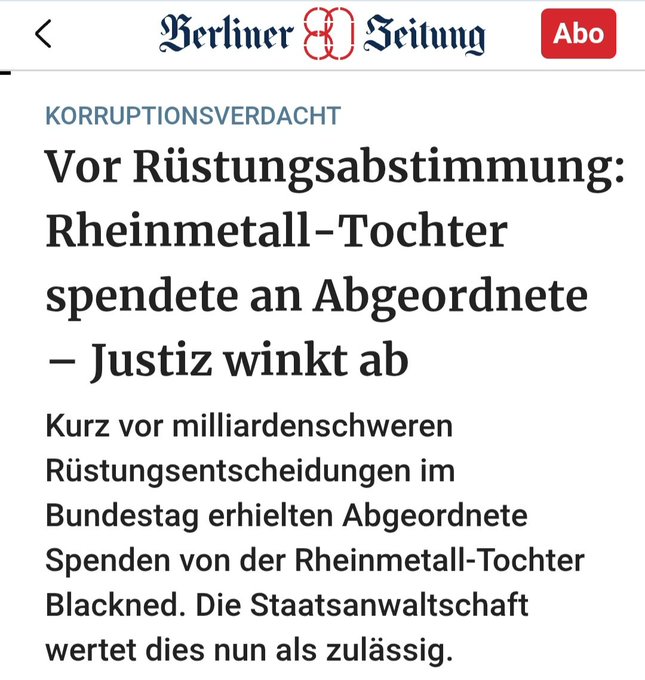 Michael Nitzsche (@michael__3000) on Twitter photo Korruption ist also legal, oder was? Korruption ist also legal, oder was?