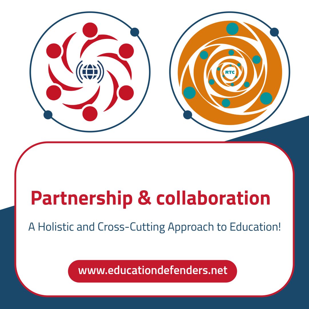 🌍 New Partnership Announcement

The <a href="/EducationDN/">Education Defenders Network - EDN</a> is honored to partner with the <a href="/RIGHT2CONNECT/">RIGHT TO CONNECT - RTC</a>, working towards promoting a safer civic space to engage and connect from Canada.

Learn more about RTC work here: righttoconnect.org

#EducationForAll #GlobalSolidarity #EDN #RTC