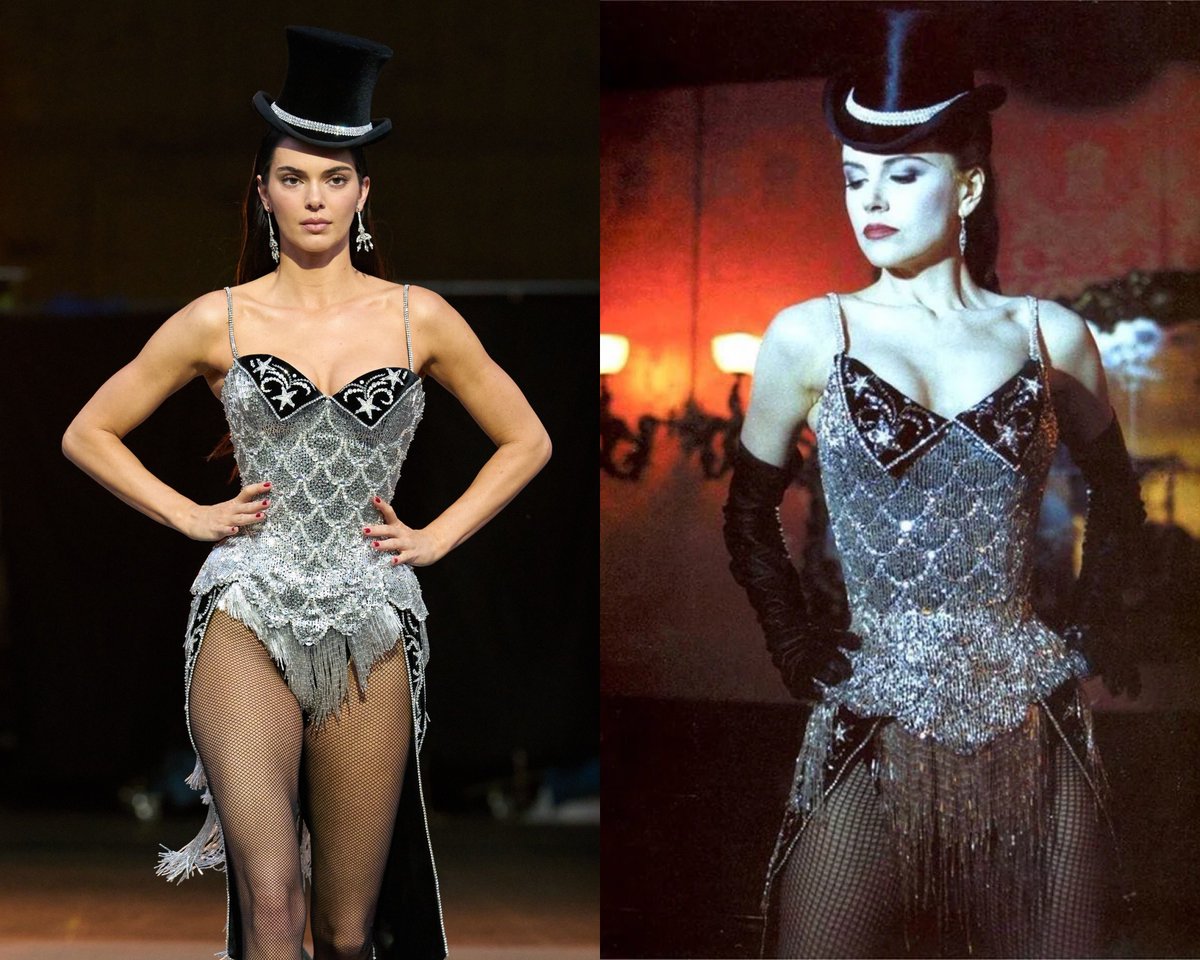 saintdoII's tweet image. some of my favorite film references at the vogue world runway show last night ✩࿐