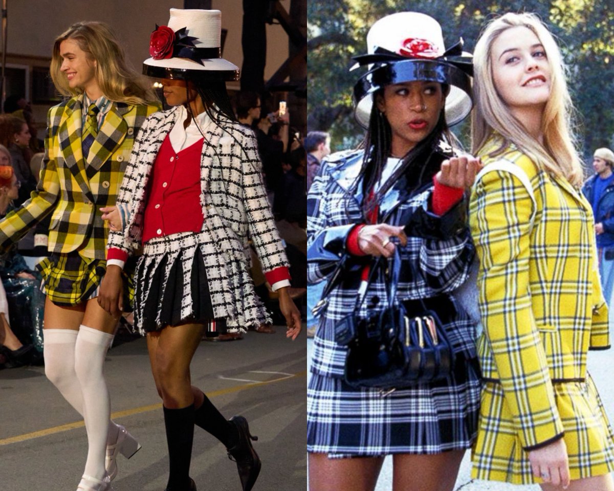 saintdoII's tweet image. some of my favorite film references at the vogue world runway show last night ✩࿐