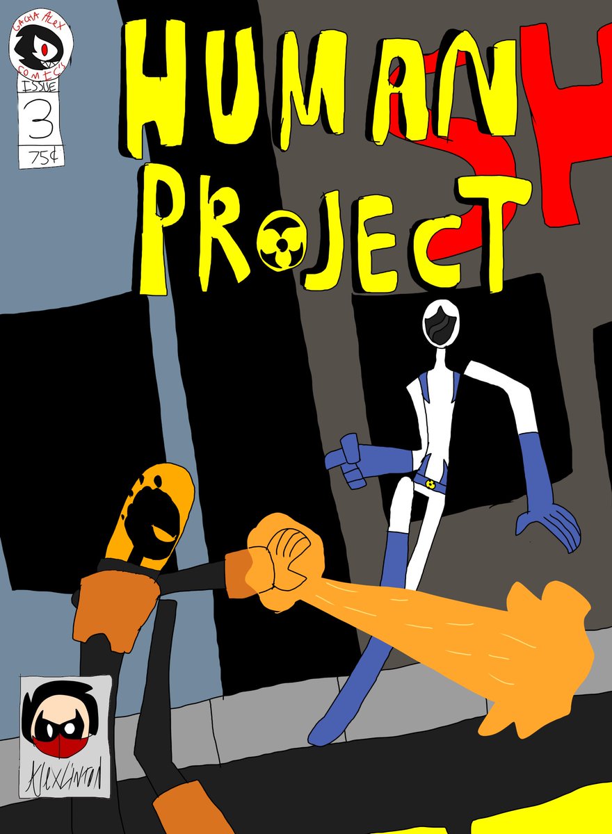 GachaAl33971880's tweet image. First Look at Human Project issue 3 Cover! 

#HumanProject