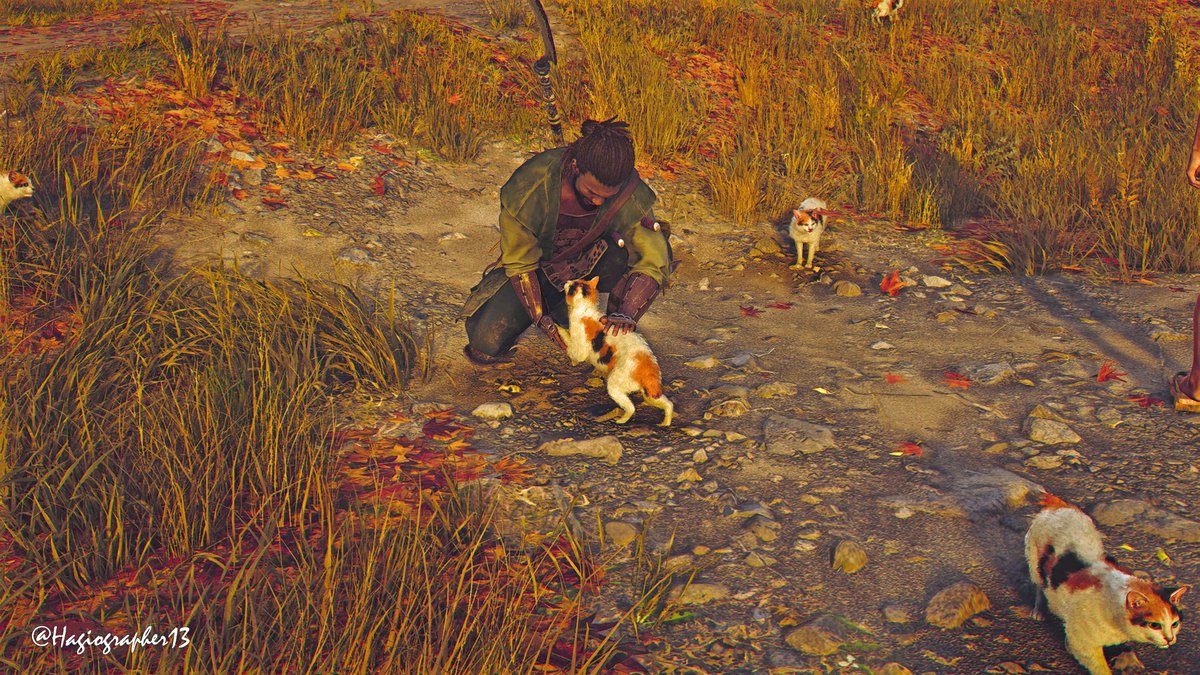 Hagiographer13's tweet photo. 💖Yasuke, Cat lover!  😻 #ACShadows #AnimalMonday #AssassinsCreed  #ACFinest #ACPhotoMode  #VGPUnite #VirtualPhotography #Gametography #TheCapturedCollective #ArtisticofSociety #WorldofVP #ZarnGaming  #LandOfVP #ZVPCollection #PS5Share #VPGAMERS @VGPNetwork @assassinscreed https://t.co/Q00AtSXh0k