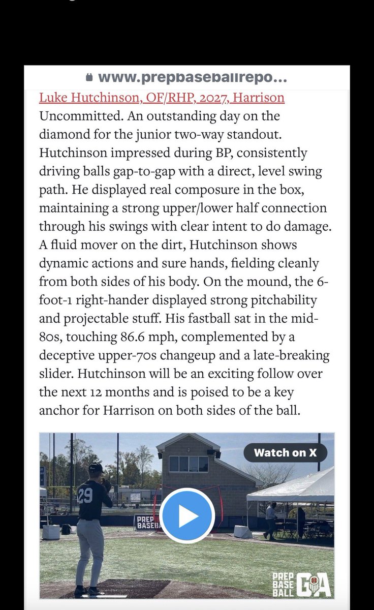 Thanks you <a href="/PrepBaseballGA/">Prep Baseball Georgia</a> for listing me as a standout performer‼️<a href="/Hudson_PBR/">Hudson Graham</a> <a href="/HHoyaBaseball/">Harrison Hoyas Baseball</a> <a href="/TheDreamBall/">The Dream Baseball Club</a> <a href="/Austingreen_7/">Austin Green</a> <a href="/TheMrOctober/">Marshall</a> <a href="/ShawGamble/">Shaw</a>