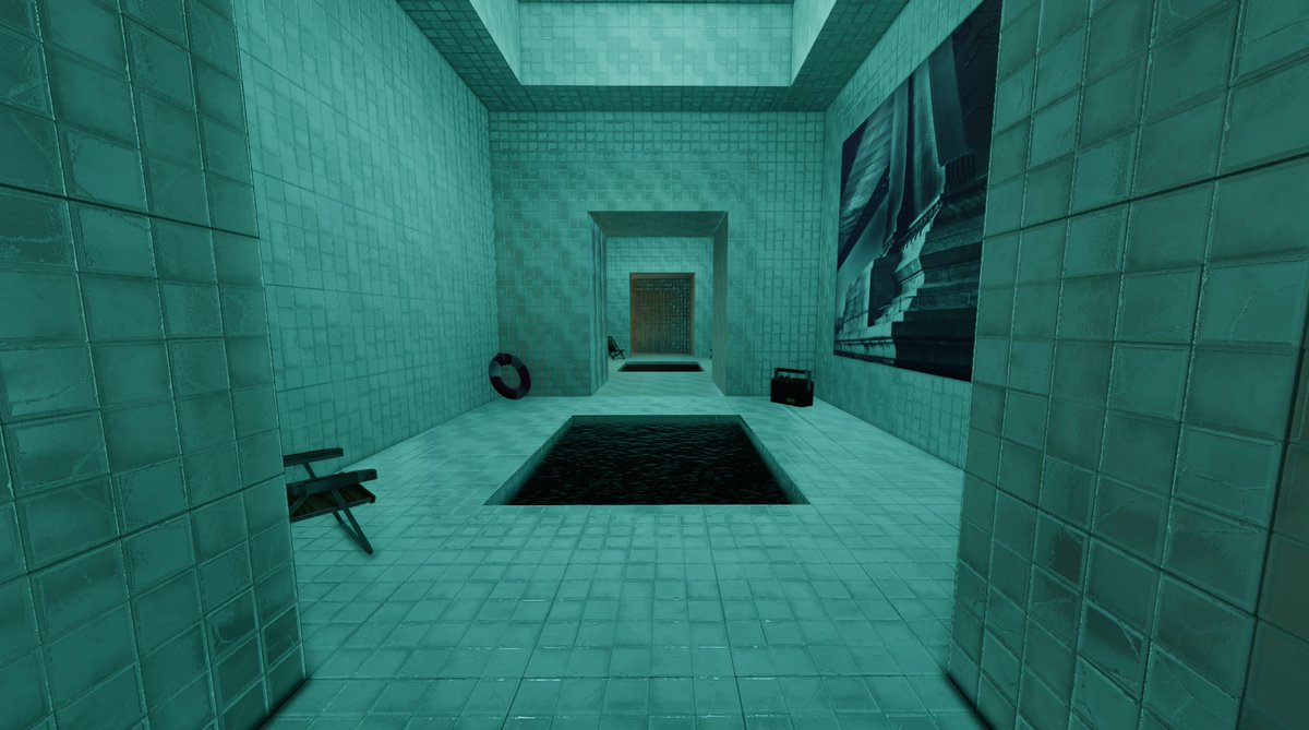 StagBattle's tweet image. #limentional #liminalcore #poolrooms #liminalspace #liminality #unity3d #indiedev #gamedev #madewithunity #vaporwave