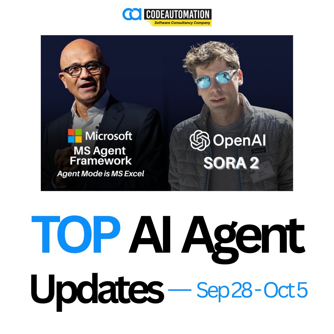 CodeAutomation's tweet image. Microsoft just dropped Agent Framework preview! Open-source SDK merges AutoGen + Semantic Kernel for easy multi-agent builds & Azure deployment. OpenAI stays quiet, but their APIs power similar workflows. Enterprise edge to MS for now! #AIAgents #MicrosoftAI #CodeAutomationAI