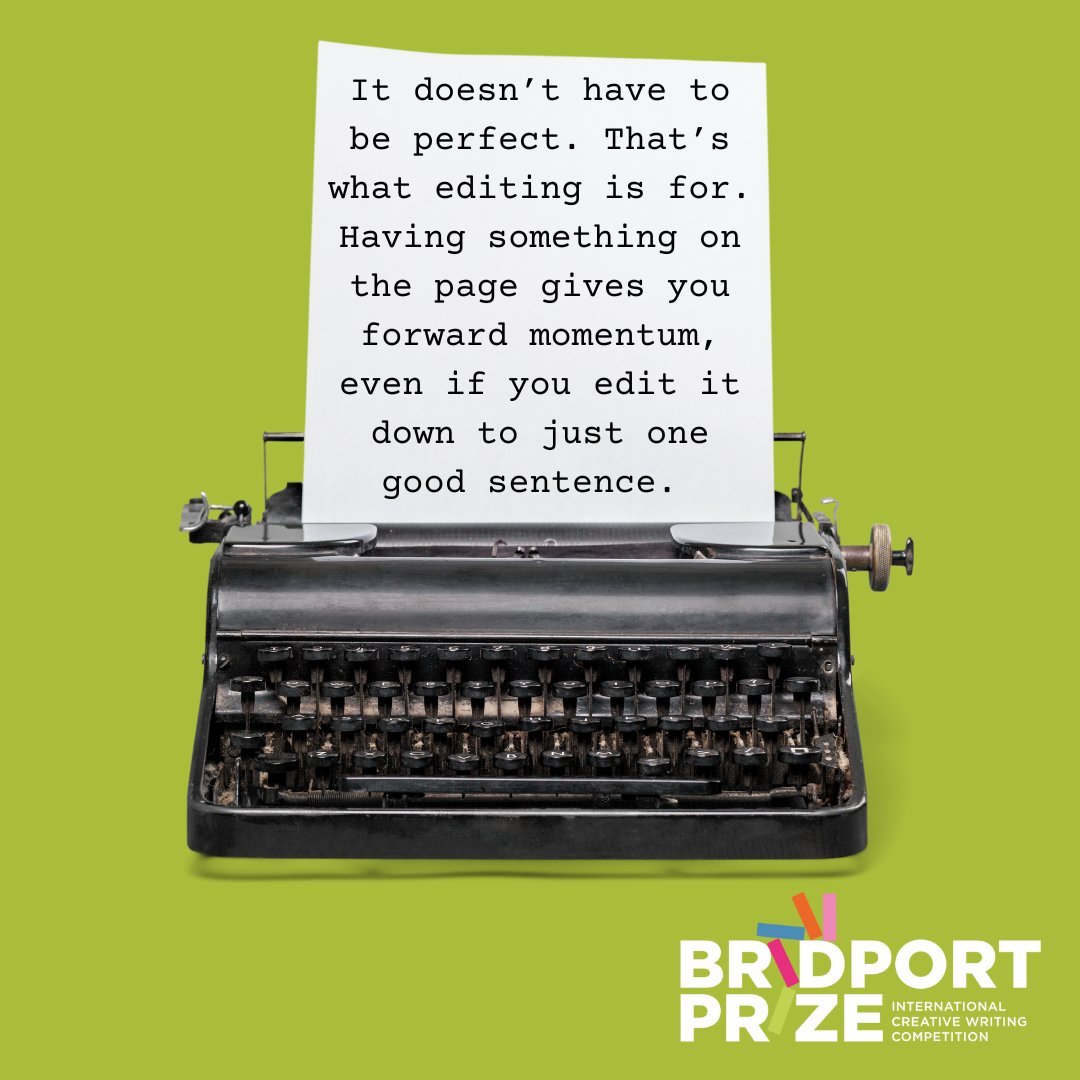 BridportPrize's tweet image. Writing tip: write anything!

#WritingMotivation #CreativeWriting