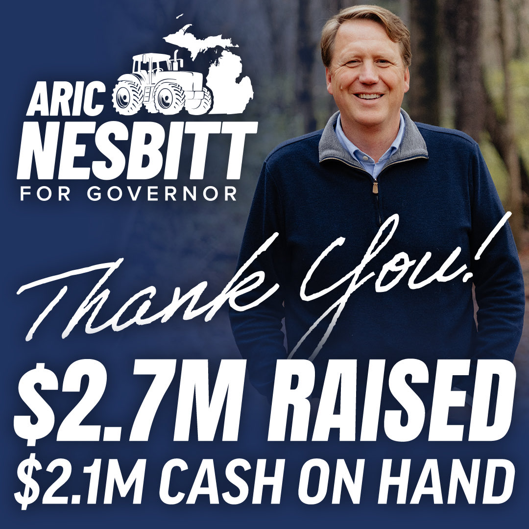 IN IT TO WIN IT! 

Thank you to everyone who’s helped us crush our goal! It’s time to ensure that everyone can MAKE IT IN MICHIGAN AGAIN.

Let’s keep the momentum going, reject the radical left, and TAKE BACK our state in 2026.