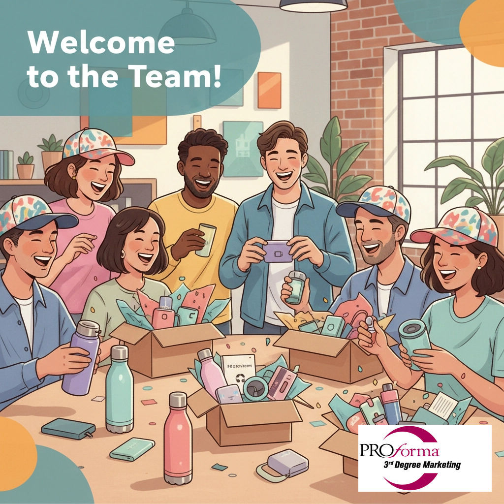 onesourcepromo's tweet image. Nothing says &quot;welcome aboard&quot; like a custom swag pack! New hires feel valued from day one, morale gets a boost, and your brand shines. Ready to level up your onboarding game? Let’s make new beginnings unforgettable! #EmployeeExperience #Proforma3rdDegree