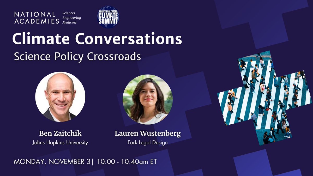 Organizations like the National Academies can inform policymaking by providing science-based evidence and advice to guide policy decisions.

Explore opportunities for #SciencePolicy engagement at next week's Climate Conversations webinar on November 3: ow.ly/pU8t50XizVT