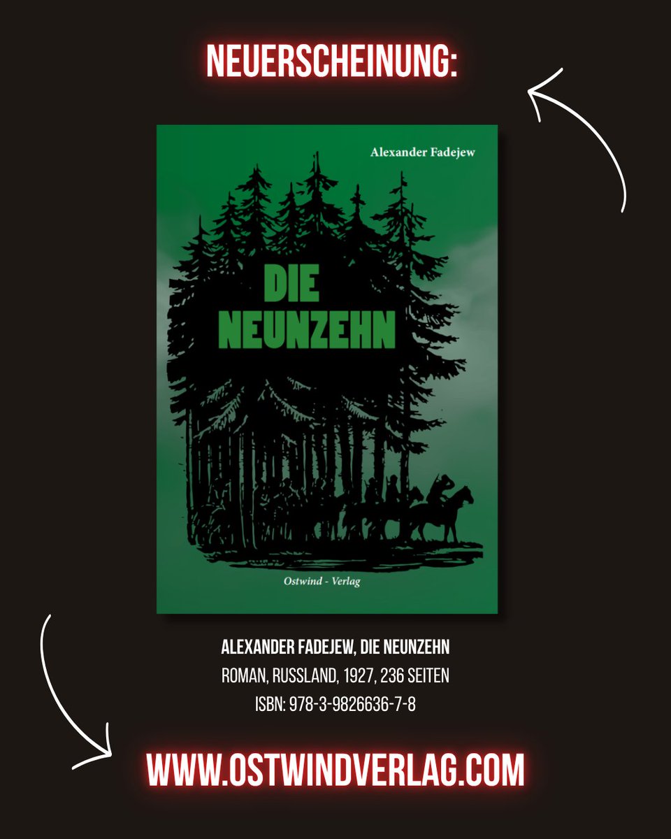 Nach einer kurzen Pause haben wir die Druckerpresse wieder angeschmissen, und sind jetzt wieder da, mit Druckfrischen Neuerscheinungen 🥳 Ab jetzt erhältlich auf unserer Website:
ostwindverlag.com 🚩📚

#buch #buchtipp #ostwindverlag #neuerscheinung