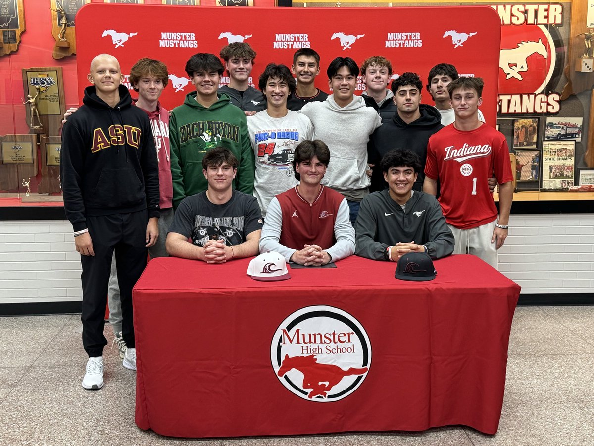 Congrats to MHS senior pitcher Carter Dumaresq on his signing today with Cal College. Big things ahead!⚾️⚾️⚾️⚾️