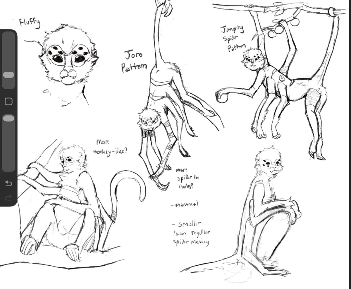 some sketches for a concept art class project that I’m using as an excuse to figure out how bobo would realistically look