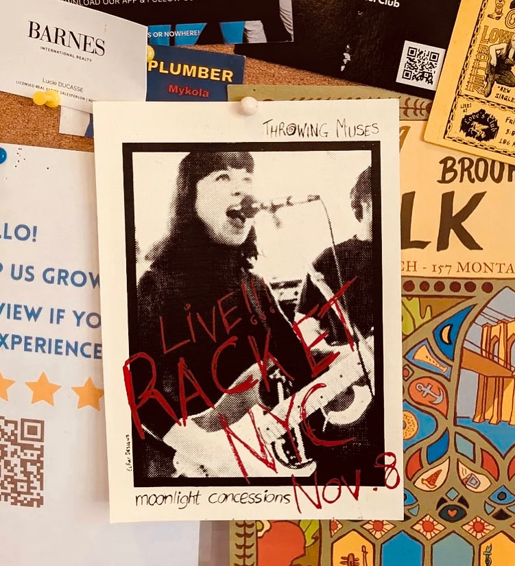 throwingmuses's tweet image. Racket NYC Nov 8