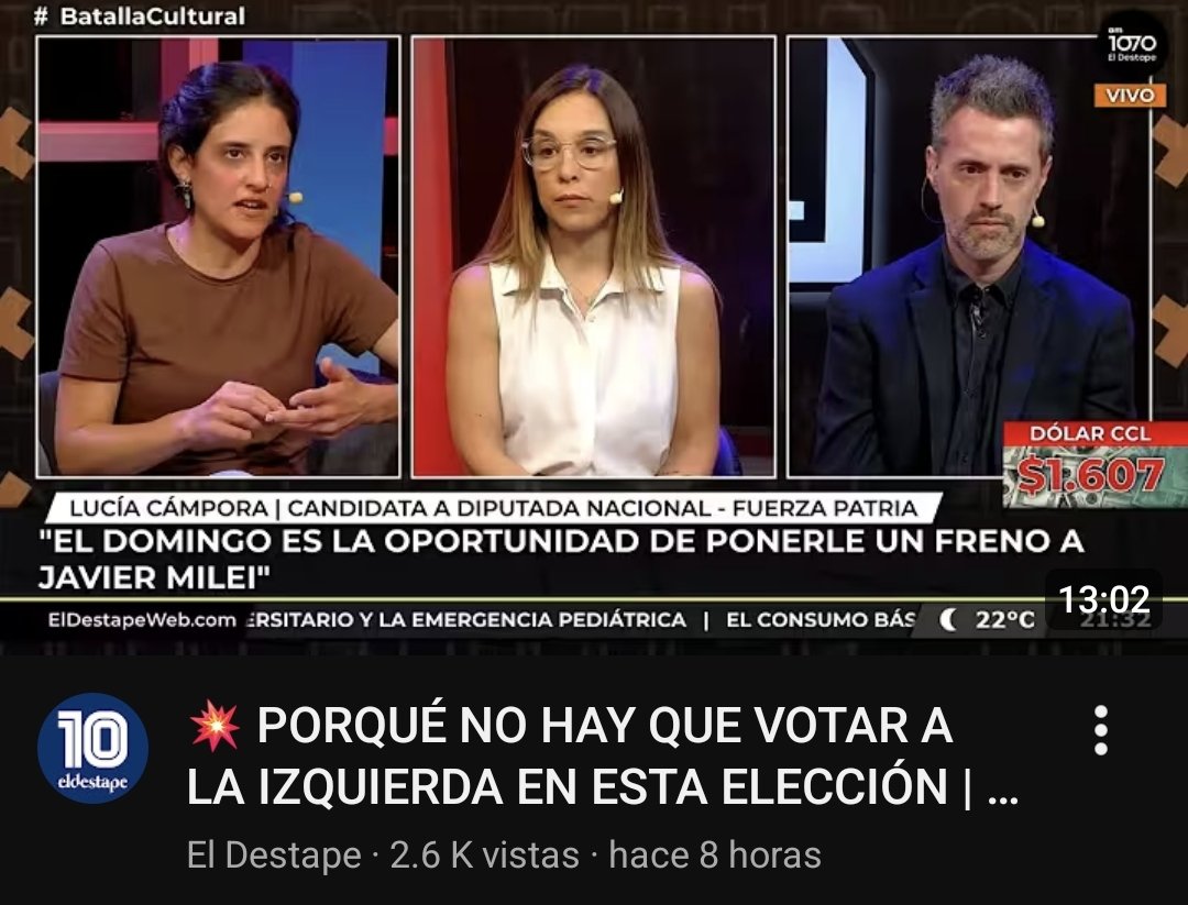 Capaz no era por acá