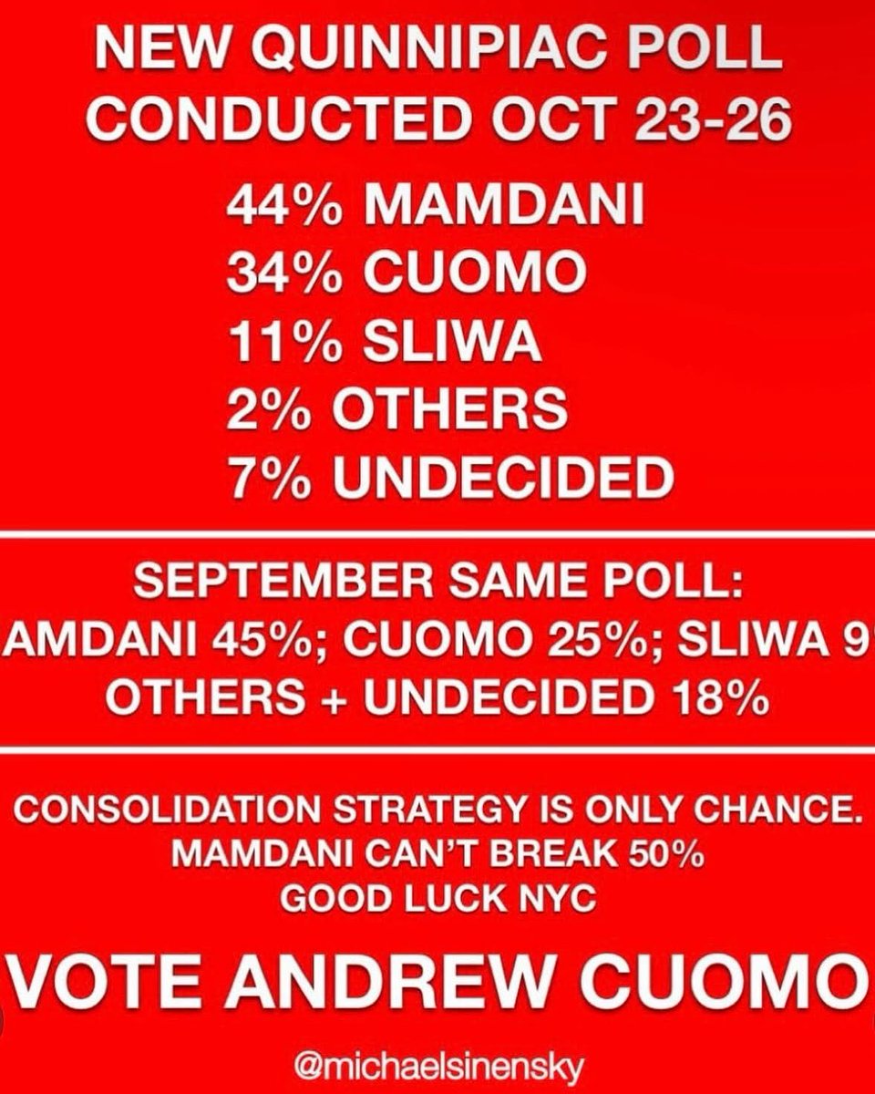 Save NYC. Vote Cuomo.