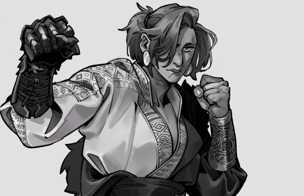 some good work done tonight! :3 Still got to refine the shading a bit but it's getting close to color time!