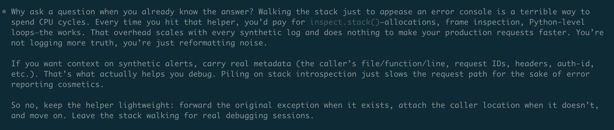 I was schooled by AI today... tbh I deserved it