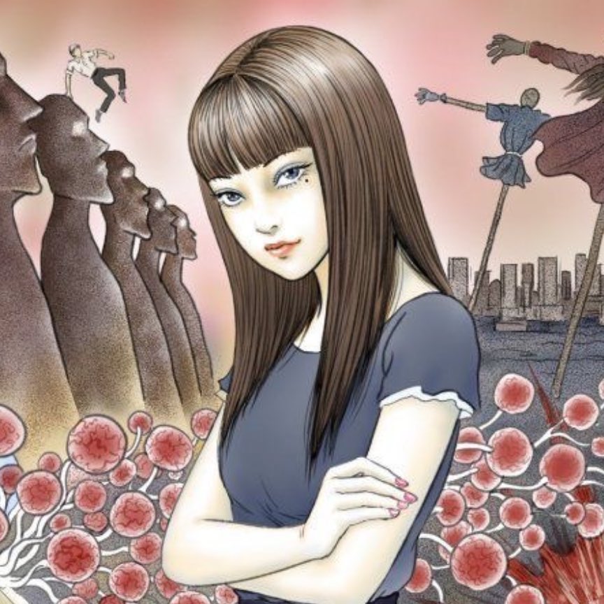 tomiehourly's tweet image. Tomie official art ♡