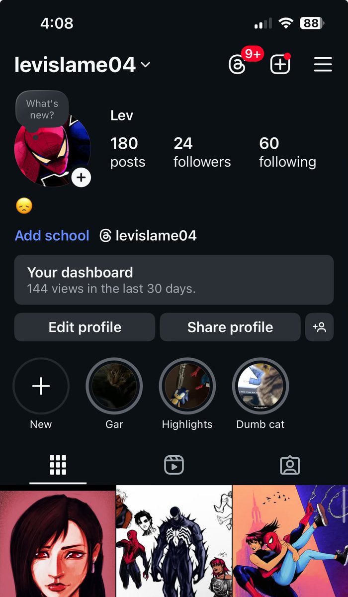 Gonna try and post here more even tho I don’t use the app. This site just sucks 

instagram.com/levislame04?ig…