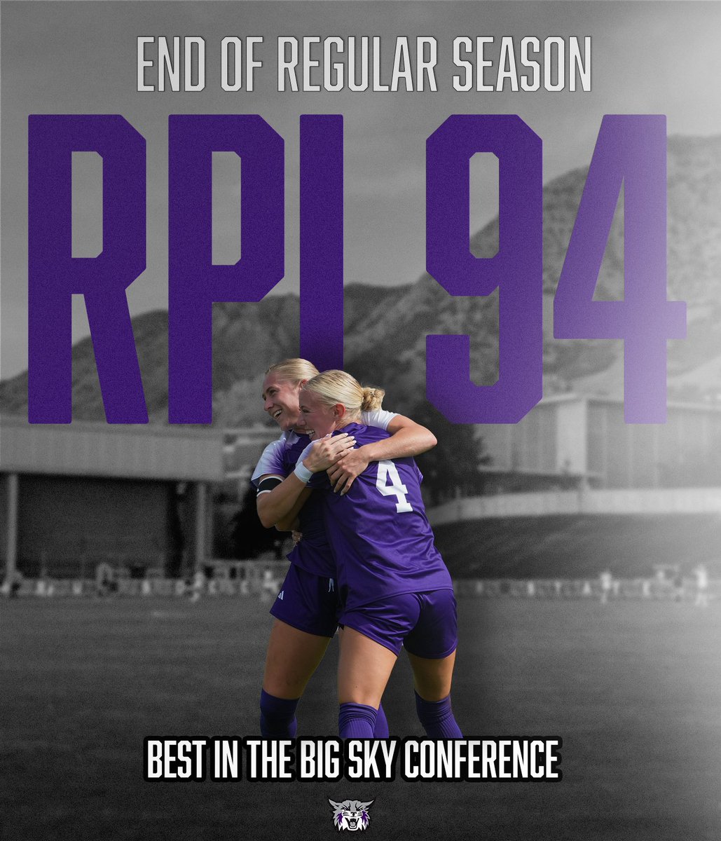 The Wildcats close the regular season with the highest RPI in the Big Sky Conference 🗣️🗣️

#WeAreWeber // #WeberStateGreat