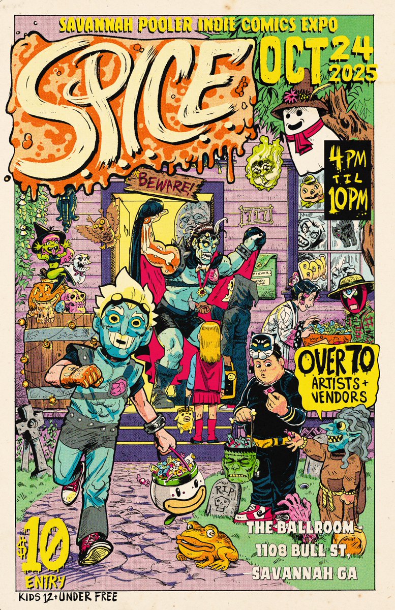 Some posters I illustrated for recent local events