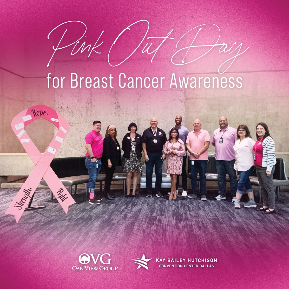 KBHCCDallas's tweet image. #TeamKBHCCD proudly donned their pink last Friday to honor and support those affected by breast cancer. 🩷Throughout #BreastCancerAwarenessMonth, our team has been collecting donations for @BCRFcure, whose mission is to prevent and cure breast cancer through research.