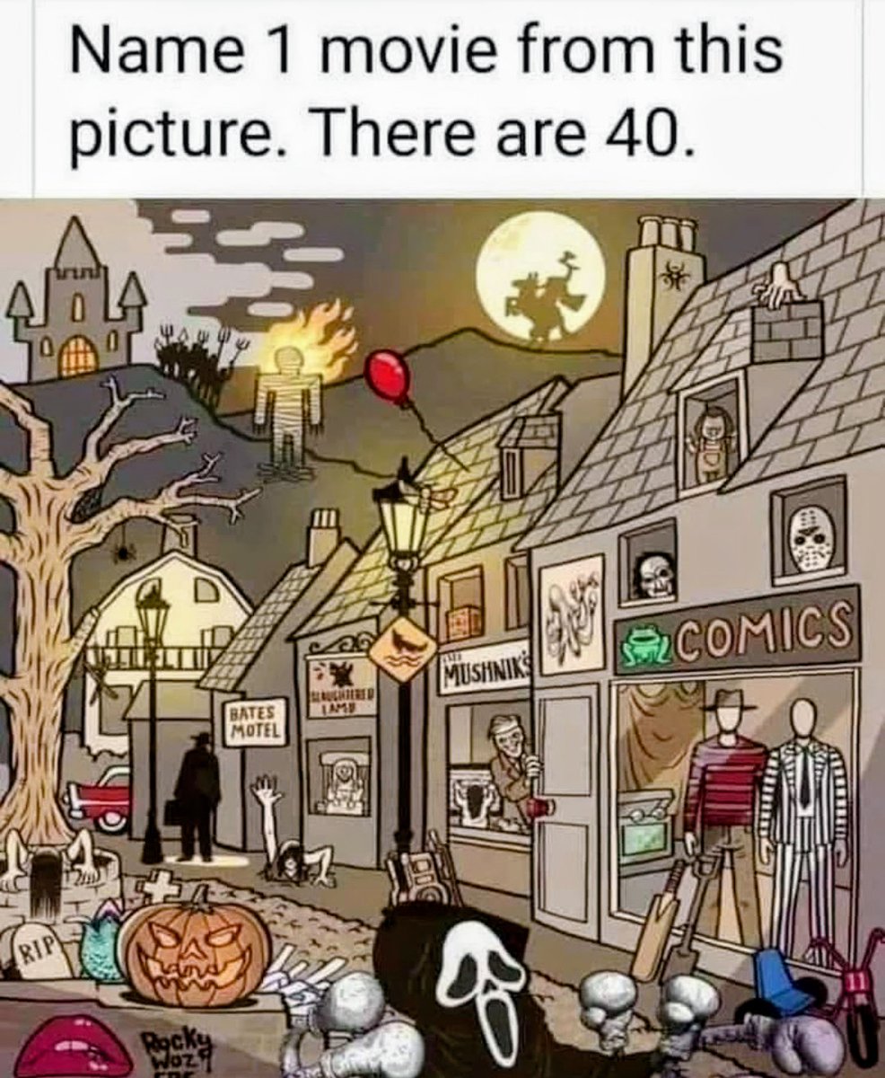 Carlos Estrada ๐ซถ๐พโ๐ฝ (@ctothelos77) on Twitter photo Name one scary movie included below. Name one scary movie included below.