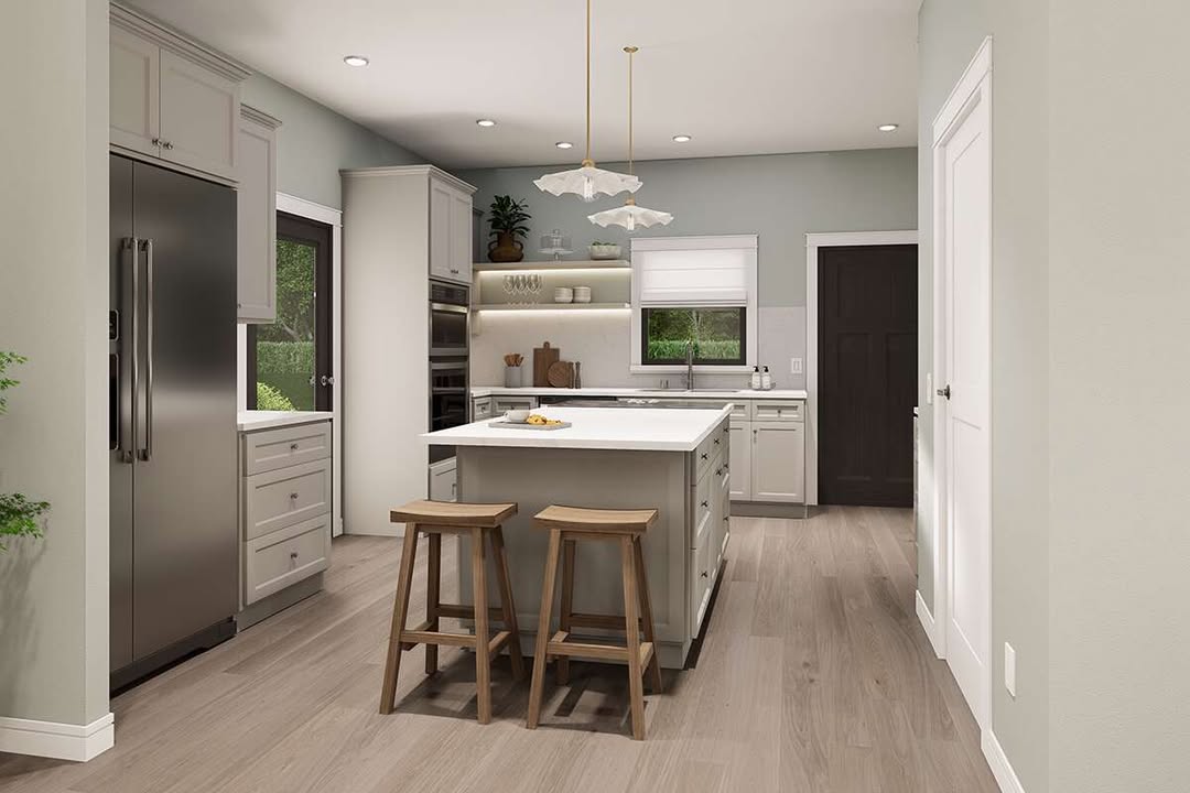 Is anyone else obsessed with this rustic Modern Farmhouse? 

Plan 5032-00236 is completed with...
🤎 1,672 sq. ft.
🤎 2 bedrooms
🤎 2 bathrooms

Go to our website for more details about this rustic beauty: bit.ly/4hvG2tb